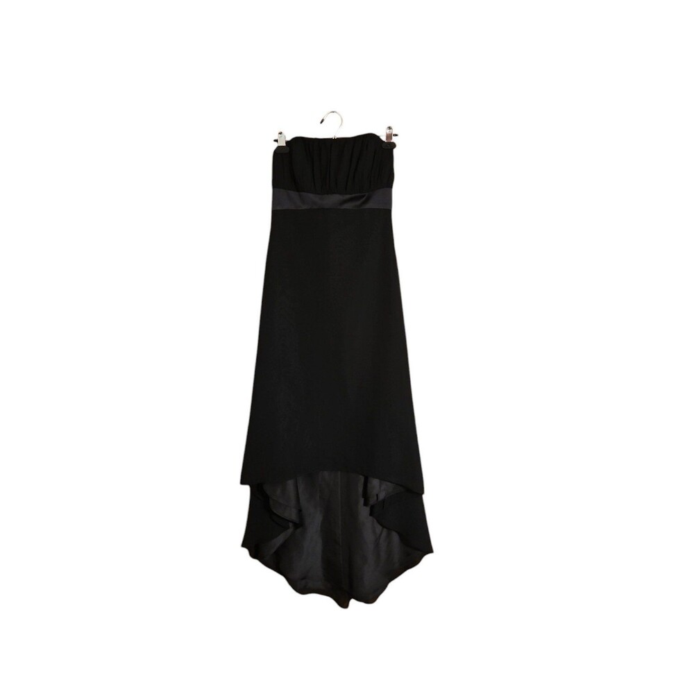 EXCELLENT CONDITION Women's Formal Alfred Angelo Black Dress High Low Size 8